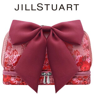 ジルスチュアート JILL STUART ポーチ サインオブブラッシュ リボン 秋 小物入れ 大きな赤いリボン レッド 赤 かわいい Sign of Blush シフォン お返し ギフト プレゼント ブランドポーチ コスメ メイク リボンブランド クリスマス ハロウィン バレンタイン