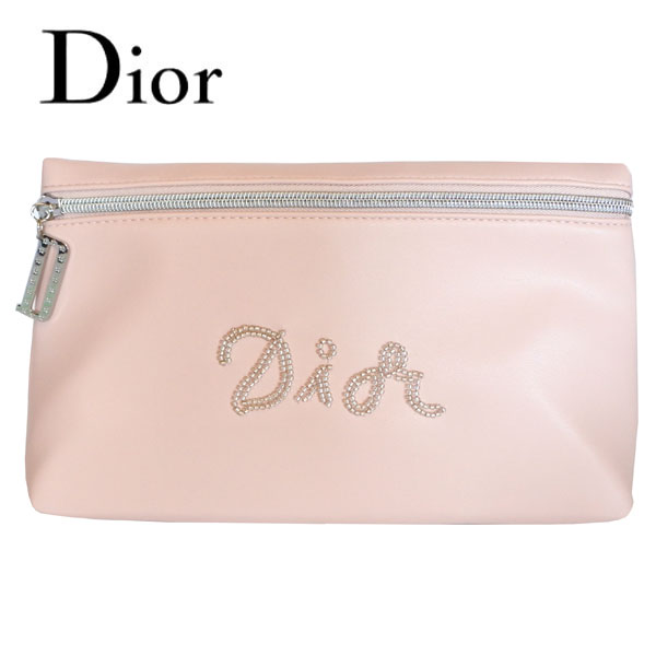 ディオール ビューティー Dior Beauty ポーチ クラッチバッグ バッグ 小物入れ ロゴ ピンク バッグ 星 スター ロゴ かわいい おしゃれ 化粧ポーチ メイク コスメ お返し ギフト プレゼント　ブランド クリスマス ハロウィン バレンタイン