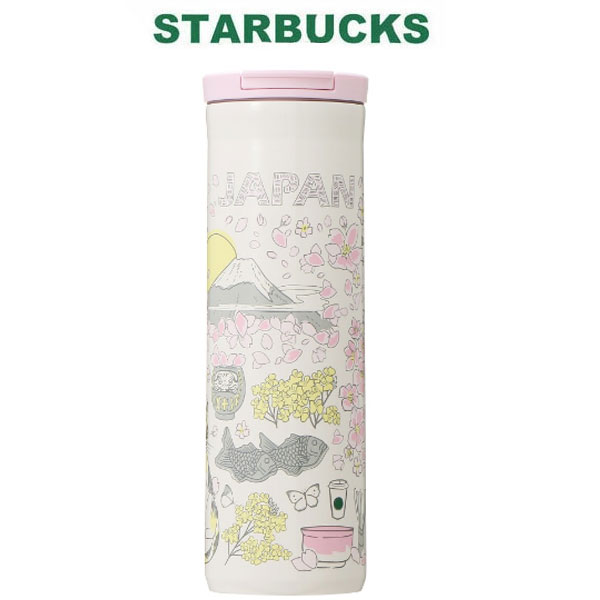 【訳あり】STARBUCKS スターバックス タンブラー コーヒー Been There Series ステンレスボトル JAPAN スプリング 473ml サクラ さくら 桜 サクラ 水筒 かわいい おしゃれ お返し クリスマス 誕生日 プレゼント ギフト お返し