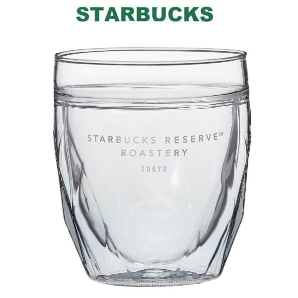 STARBUCKS スターバックス タンブラー コーヒー スターバックス リザーブ® ロースタリー ダブルウォールグラス ファセットブルー237ml コップ カップ 春 スプリング かわいい おしゃれ お返し 誕生日 プレゼント ギフト お返し