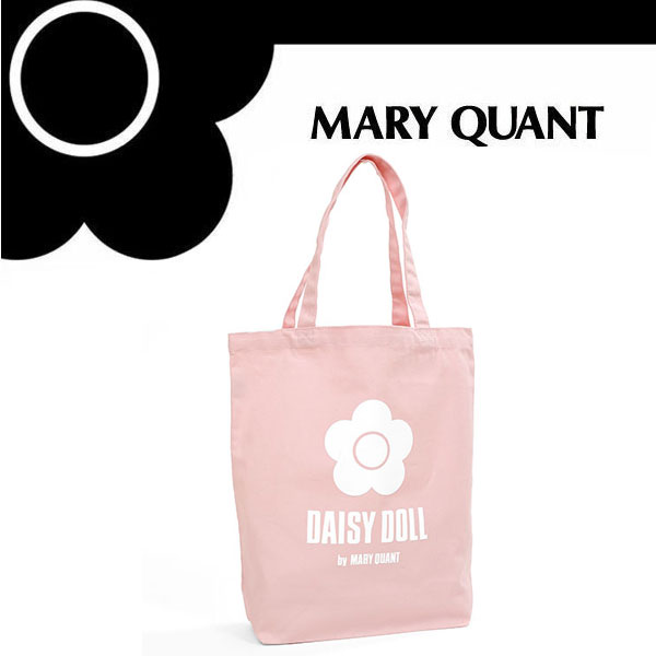 マリークワント MARY QUANT マリクワ デイジー 鞄 バッグ かばん A4 小物入れ コットン キャンバス シンプル デイジー ドール トート（ピンク） 通勤 通学 化粧 メイク コスメ プレゼント ギフト かわいい おしゃれ お返し クリスマス 誕生日 プレゼント ギフト お返しのサムネイル