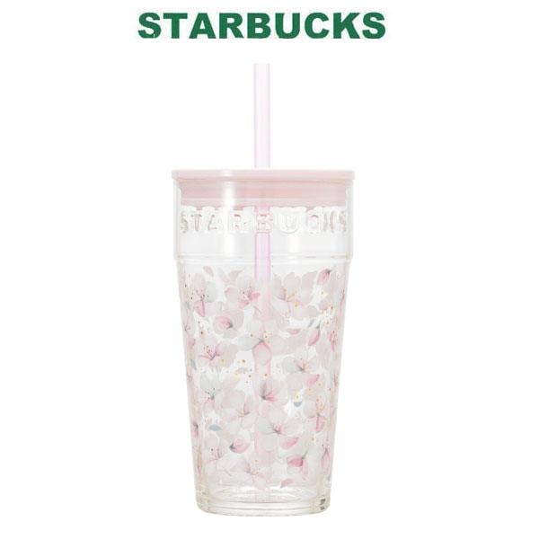 STARBUCKS スターバックス タンブラー コーヒー SAKURA 2025 グラス タンブラー 473ml マグ コップ サクラ さくら 桜 サクラ 水筒 かわいい おしゃれ お返し クリスマス 誕生日 プレゼント ギフト ホワイトデーのサムネイル