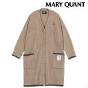マリークワント MARY QUANT マリクワ エッセンシャルズ プードルヤーン カーディガン(モカ)お風呂 ルームウェア ガウン タオル ベージュ パジャマ ...