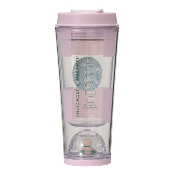スターバックス STARBUCKS gelato pique ベアスノードームボーダータンブラー ソフトピンク 355ml タンブラー 熊 クマ ピンク 水筒 マイボトル ロゴ かわいい お返し ギフト プレゼント 就職祝い お祝い ホワイトデー ブランド クリスマス ハロウィン 2