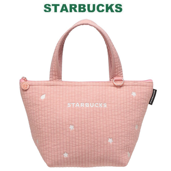 スターバックス STARBUCKS SAKURA 2026 保冷トート バッグ ピンク鞄 カバン サブバッグ ブランド お返し かわいい おしゃれ エコ サブバ...