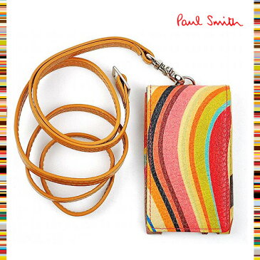 ポールスミス Paul Smith WOMEN☆ iPodケース iPodnano WOMEN ipod nano マルチスワール 牛革 カバー 携帯 スマホ スマートフォン レディース ブランド クリスマス ハロウィン バレンタイン