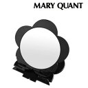 ◆ マリークワント MARY QUANT マリクワ 鏡 ミラー 化粧 メイク コスメ デイジー 花 花柄 フラワー 折りたたみ コンパクト 黒 ブラック スタンド ブランド クリスマス ハロウィン バレンタイン 誕生日 お返し