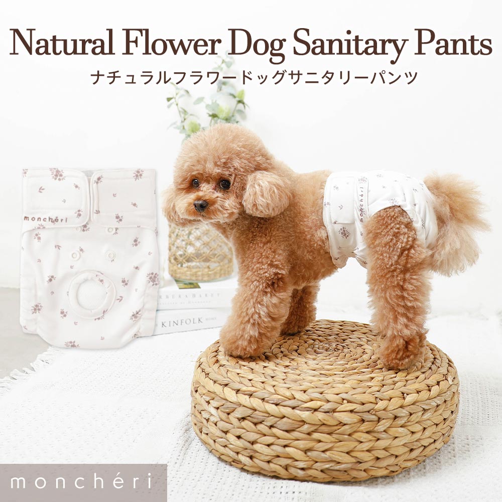 【LINE追加10%OFFクーポン】 moncheri モンシェリ 犬 トイレ用品 サニタリーパンツ おしゃれ 人気 トイプードル チワワ 小型犬 中型犬