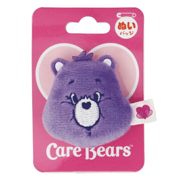 【メーカー直販】【ネコポス可】Care Bears ケアベア ぬいバッジ ハーモニーベア フェイス けあべあ ぬいぐるみバッジ グッズ ぬいぐるみ 人形 バッチ バッジ 海外 キャラクター 雑貨 ゆめかわいい セキグチ