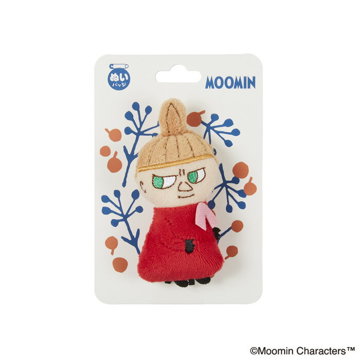 【ネコポス可】 リトルミイ ぬいバッジりとるみい ミイ Little My moomin むーみん...