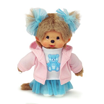 モンチッチ 女の子 ブルーベアフードパーカー ぬいぐるみ ゆめかわいいモンチッチ モンチッチ もんちっち