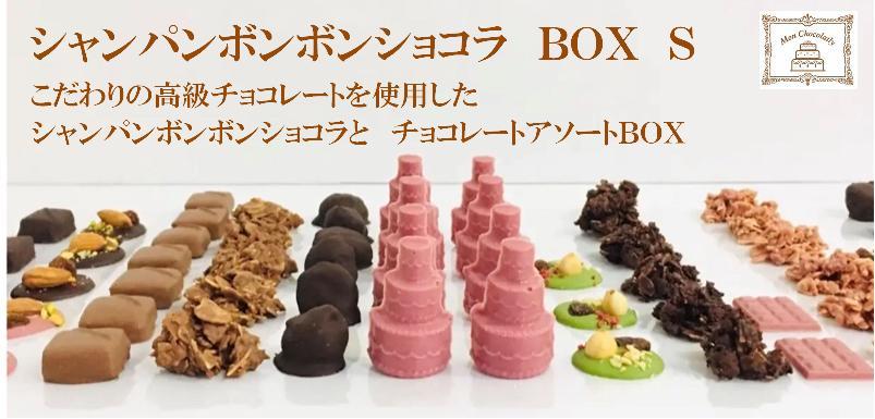 高級　シャンパンボンボンショコラ　BOX　S ギフト　手土産チョコレート詰め合わせ　シャンパントリュフ　ロシェ　マンディアン　高級チョコレート　タブレットショコラ　バレンタイン　大人　プレゼント　パーティー