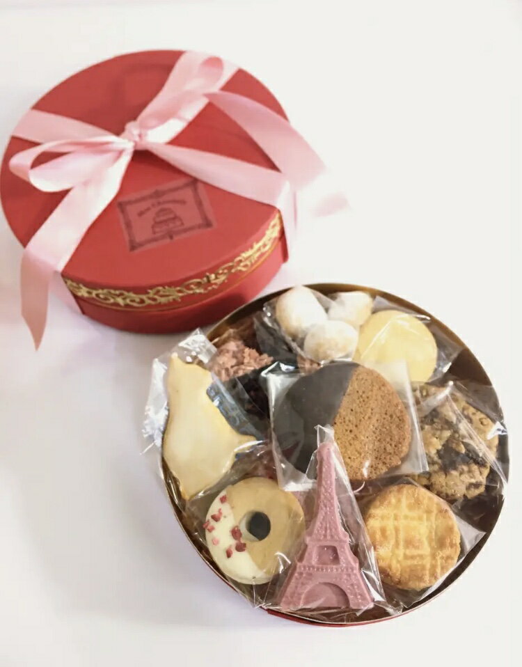 高級サブレ・ショコラBOX　クッキー詰め合わせ　母の日　ショコラ　手土産 高級プレミアム　チョコレートクッキー　上質バターサブレ　クッキー缶風　母の日　バレンタイン　ホワイトデー　お祝　ホームパーティー　プレゼント　無添加　国産小麦粉　モンショコラトリー