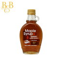 B B maple syrup quebec canada grade A ピュア メープルシロップ アンバーカラー＆リッチテイスト 330g