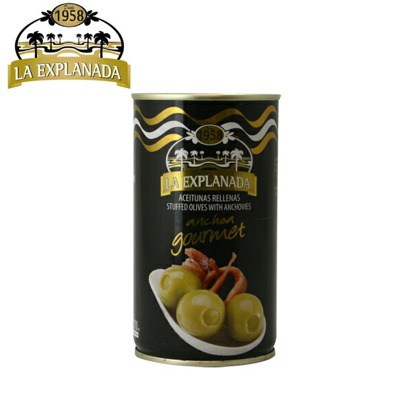 la explanada anchoa gourmet エクスプラナーダ アンチョビ入りオリーブ 350g