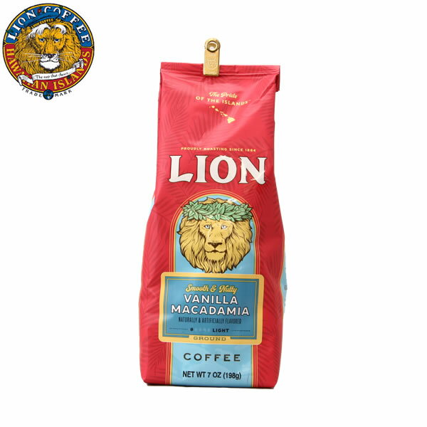 ライオンコーヒー Lion coffee ライオンコーヒー vanila macadamia バニラマカダミア 198g