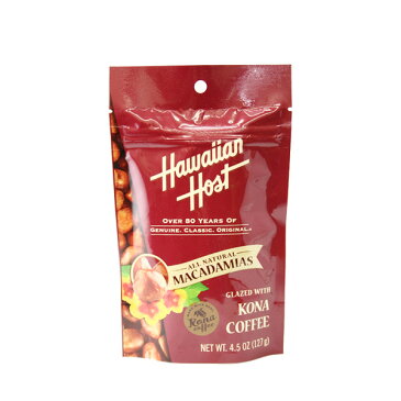 hawaiian host macadamias kona coffee ハワイアンホースト マカデミアナッツ コナコーヒー 127g