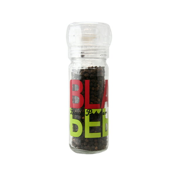 スパイスアップ black pepper ブラックペッパー 50g (ミル付)