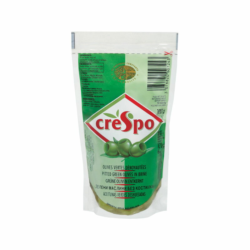 crespo クレスポ グリーンオリーブ 種抜きスタンドパック 100g