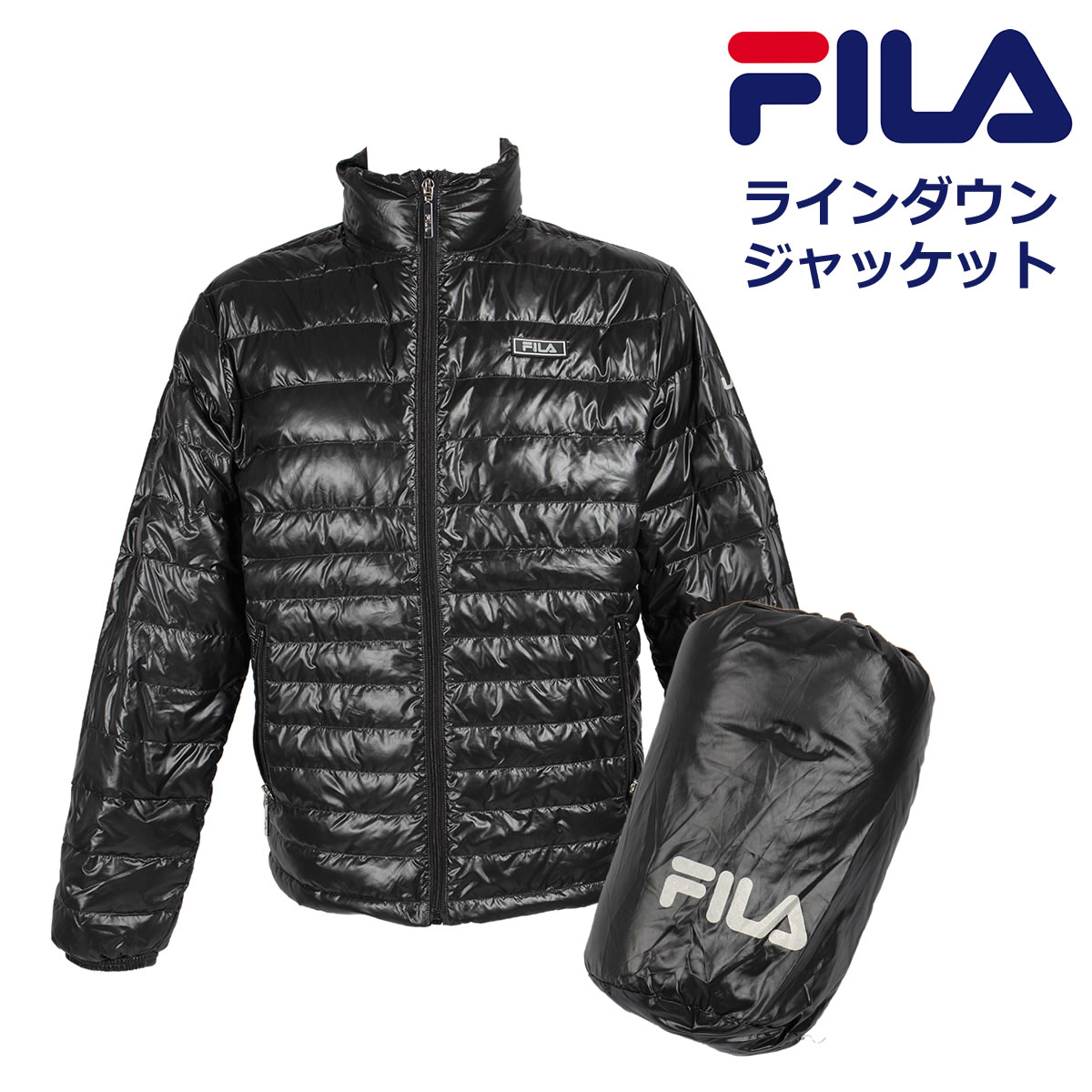 FILA フィラ 軽くて薄い 防寒 ライト ダウンジャケット メンズ 冬 アウター FH7380【sssnta】