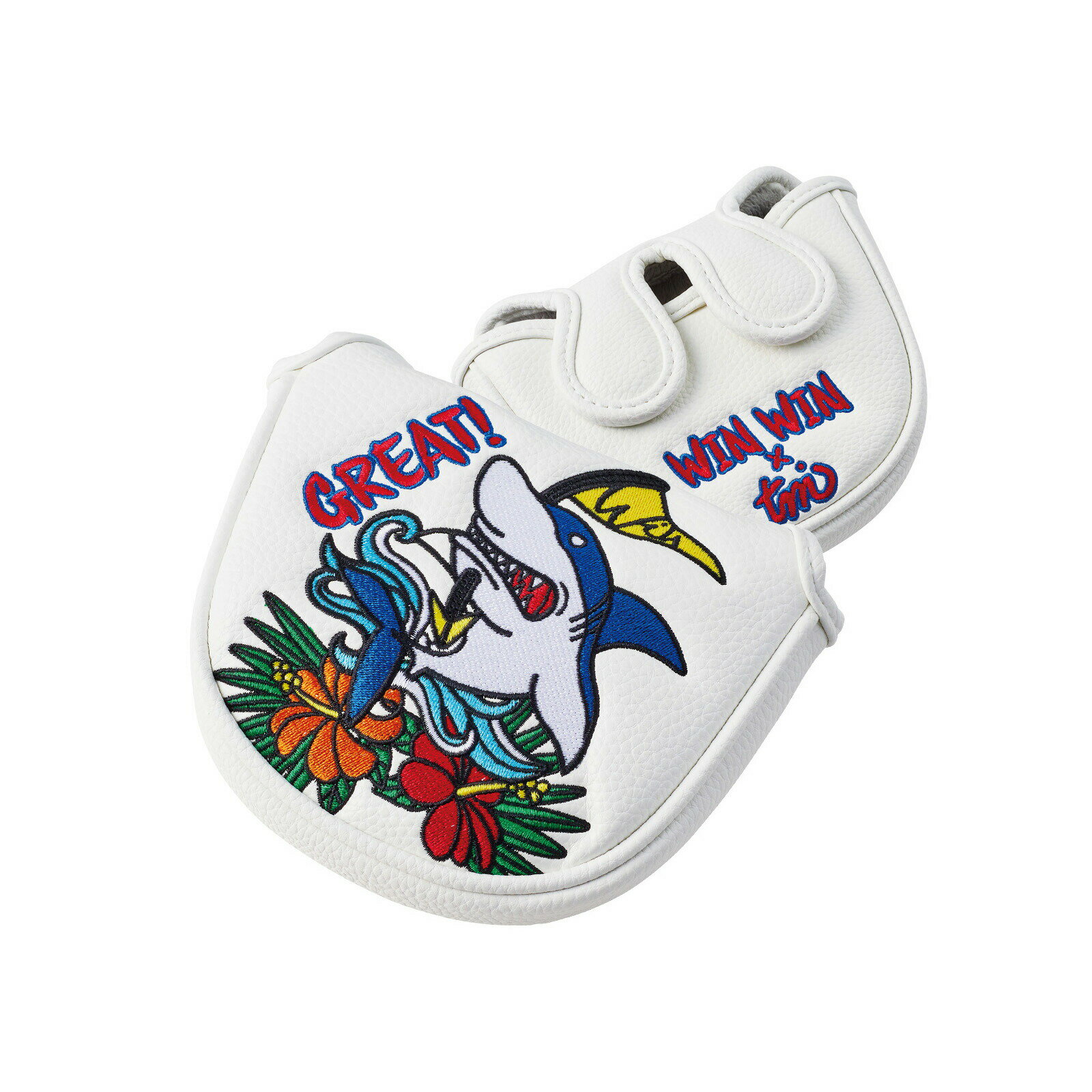 素材：合成皮革(PUレザー/シボ型押し)×アクリルボア(内側) デザイン：アップリケ刺繍 仕様：マグネット開閉式 ※実商品とカラー・仕様等が異なる場合があります。 ゴルフ用品 パター PT 保護 クラブカバー ヘッドカバー ソフト おしゃれ メンズ レディース ゴルフ素材：合成皮革(PUレザー/シボ型押し)×アクリルボア(内側) デザイン：アップリケ刺繍 仕様：マグネット開閉式 ※実商品とカラー・仕様等が異なる場合があります。 ゴルフ用品 パター PT 保護 クラブカバー ヘッドカバー ソフト おしゃれ メンズ レディース ゴルフ