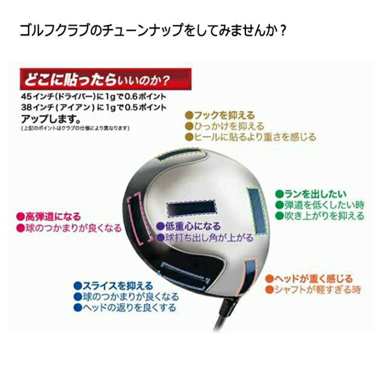 ゴルフ ウェイト アップ オモリ 鉛 ライト バランスアップテープ 業務用 G-334 【IR】