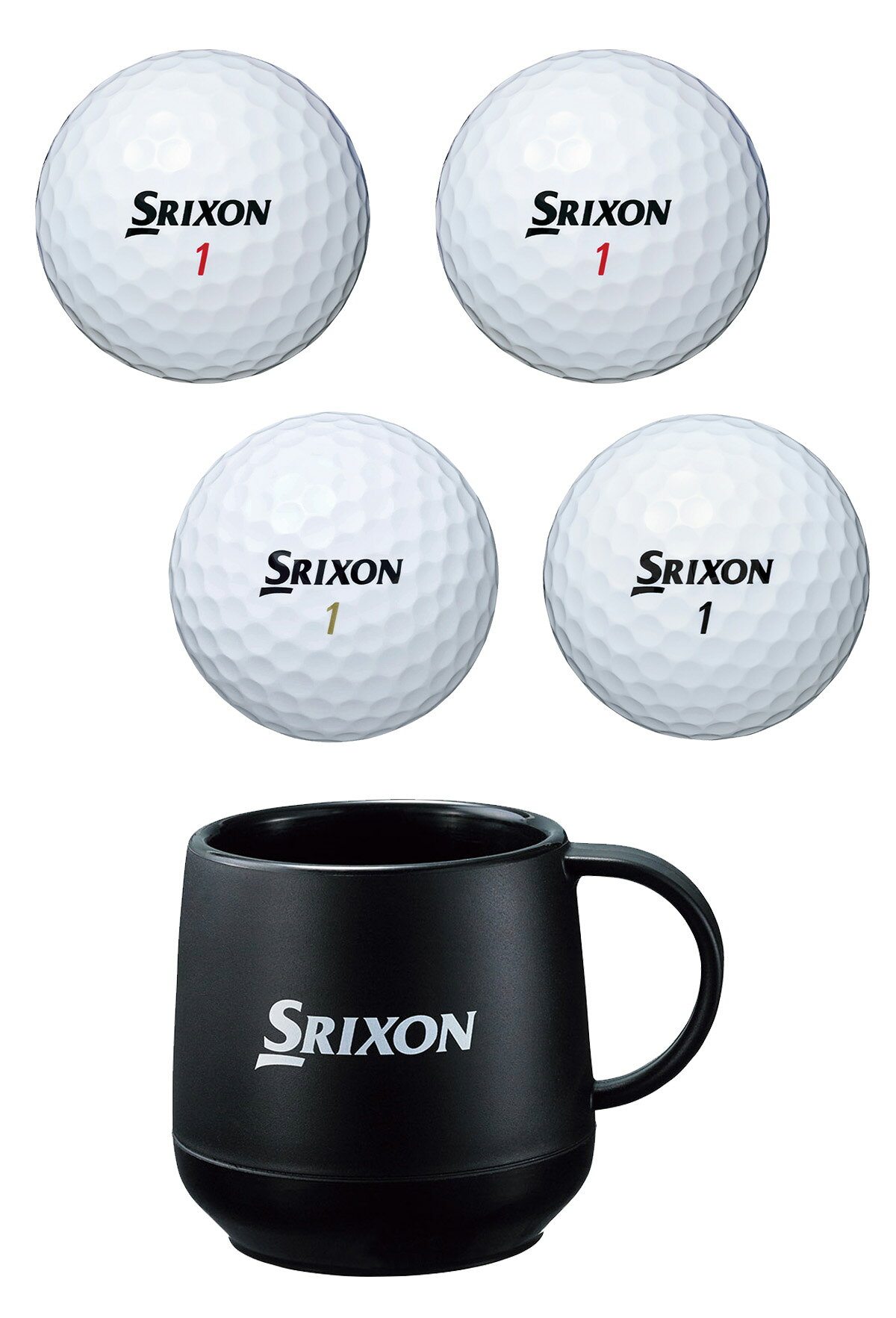 モンドゴルフの景品 賞品 ゴルフ コンペ グッズ SRIXON スリクソン Z-STAR SERIES ゴルフボール入り ギフトセット GGF-F4402 【IR】｜アングル3