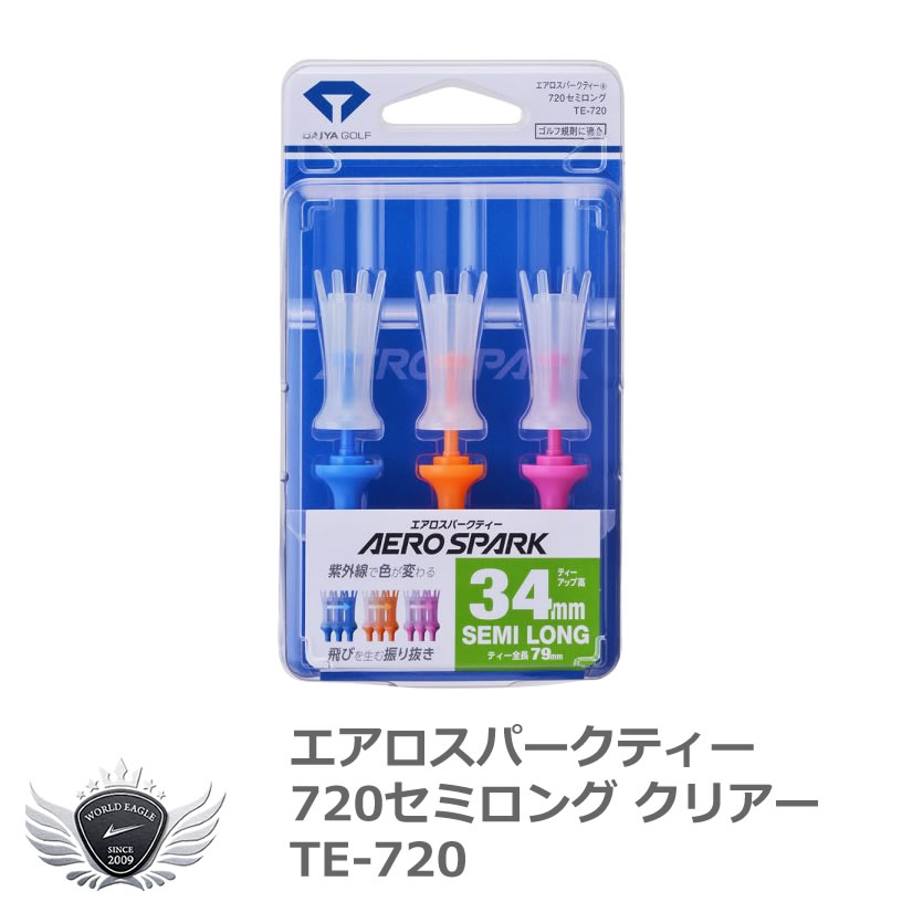 &nbsp;✨ 新着商品グローブ 手袋 メンズ スポーツ フォルクスワーゲン メンズゴルフグローブ 両手1,987円グローブ 手袋 メンズ スポーツ SRIXON スリクソン メンズ グローブ 左1,563円 首振り機能が飛距離を変える。ティーの上部が360度動く「首振り機能」を採用したゴルフティーです。 インパクト時の抵抗を限りなく少なくすることでクラブを振り抜きやすくして、飛距離アップに繋げます。 低重心化されているドライバーのトレンドに合わせた新たなサイズのラインナップです。 紫外線でカップ(上部)の色が変化していくのを楽しめます。 【素材】本体上部：ポリエチレン系樹脂、本体下部：ポリプロピレン、中芯：エラストマー 【本体寸法】ティーアップ高：34mm、ティー全長：79mm 【同梱数】3本入 ゴルフ ラウンド グッズ 小物 ティー ショート レギュラー アイアン FW UT ケース ティー ロング ドライバー最終更新: 2026年7月17日 首振り機能が飛距離を変える。ティーの上部が360度動く「首振り機能」を採用したゴルフティーです。 インパクト時の抵抗を限りなく少なくすることでクラブを振り抜きやすくして、飛距離アップに繋げます。 低重心化されているドライバーのトレンドに合わせた新たなサイズのラインナップです。 紫外線でカップ(上部)の色が変化していくのを楽しめます。 【素材】本体上部：ポリエチレン系樹脂、本体下部：ポリプロピレン、中芯：エラストマー 【本体寸法】ティーアップ高：34mm、ティー全長：79mm 【同梱数】3本入 ゴルフ ラウンド グッズ 小物 ティー ショート レギュラー アイアン FW UT ケース ティー ロング ドライバー &nbsp;類似商品はこちらティー ラウンド ダイヤゴルフ エアロスパークティー ロング クリアー TE-7535円ティー ラウンド ダイヤゴルフ エアロスパークティー ロング クリアー TE-7535円ティー ラウンド ダイヤゴルフ エアロスパークティー セミロング カラー TE-535円ティー ラウンド ダイヤゴルフ エアロスパークティー エキストラロング クリアー535円 &nbsp;🏆 カテゴリ内ランキング1ティー ラウンド TEE-OFF 蛍光 プラティ アイアン TOTE-150円