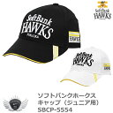 プロ野球 NPB！ソフトバンクホークス キャップ（ジュニア用） SBCP-5554の商品画像