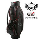 アウトレット品(わけあり 展示 撮影) ワールドイーグル メンズ WE-G510 キャディバッグ ブラック【PICK-UP】 エレガントな刺繍とレッドラインが特...