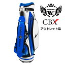 アウトレット品(わけあり 展示 撮影) ワールドイーグル メンズ WE-CBX キャディバッグ 005 ブルー【PICK-UP】高級感のある上品なフェイクレザー...