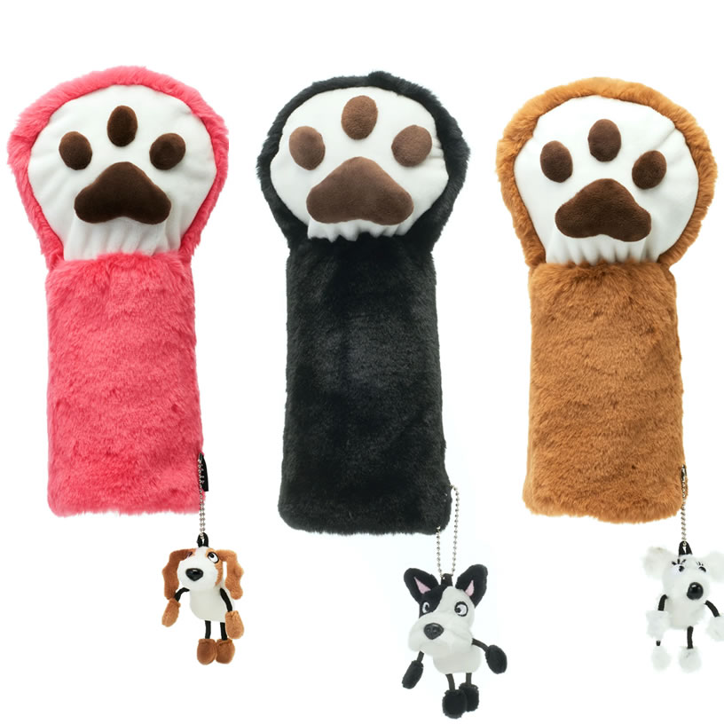 MU SPORTS エムユースポーツ ふわふわボア肉球 ユーティリティ用ヘッドカバー 703J2552 ゴルフ クラブカバー 【IR】