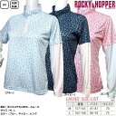 ROCKY&HOPPER ロッキー＆ホッパー UVレイヤード一体型が嬉しい！ レディース長袖レイヤードZIPハイネックシャツ RH-1732SL 春物 夏物