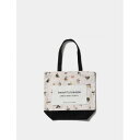 beautiful people／ビューティフルピープルHoliday Santa Name Tag Tote ecru（7325611997）バッグ トートバッグ ネームロゴ