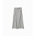 ATON 【エイトン】 HEAVY HEMP | TUCKED STRAIGHT SKIRT (SKAGSM0205) 003/GRAY 23SS 23春夏 スカート