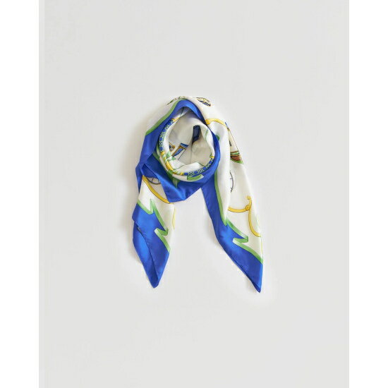 Shinzone 【シンゾーン】HORSE CARRIAGE SCARF 83/BLUE (22MMSIT06) 23SS 23春夏 アクセサリー スカーフ