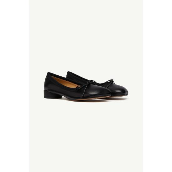 MM6 Anatomic Classic Valley Flat BLACK (S59WZ0085P3628T8013) 23SS 23春夏 シューズ パンプス バレエシューズ