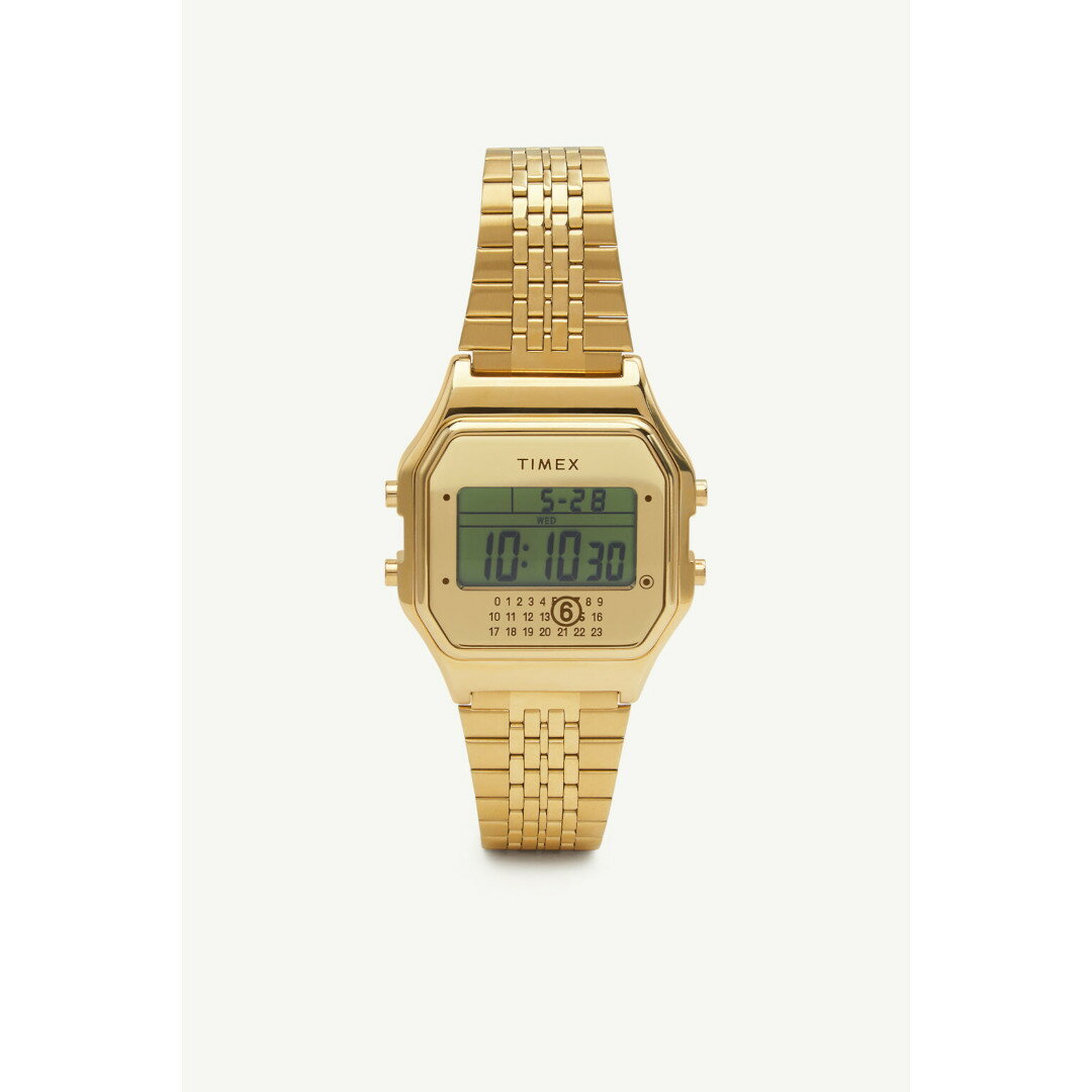 ＼クーポンで10%OFF&P10倍！／ MM6 Maison Margiela | エムエムシックス × TIMEX T80 Gift Set w/ Extra Bracelet GOLD / 962 (TWG065600) (S33YW0002M10062) 25AW 25秋冬 【 送料無料 】 正規品 正規 タイメックス 時計 ブレスレット