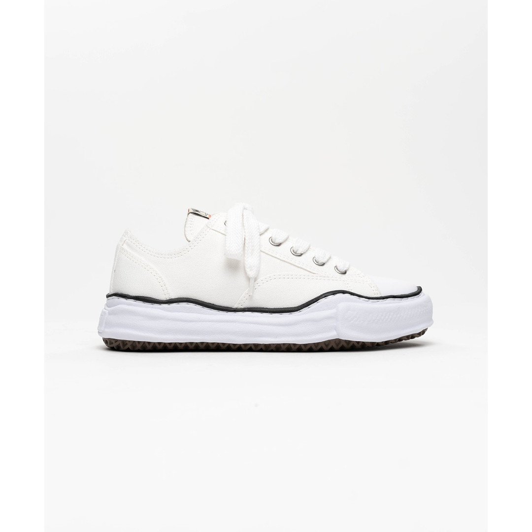 Maison MIHARA YASUHIRO|メゾンミハラヤスヒロ "PETERSON" OG Sole Canvas Low-top Sneaker WHITE (A01FW702) 正規品 正規 靴 スニーカー ピーターソン ローカット