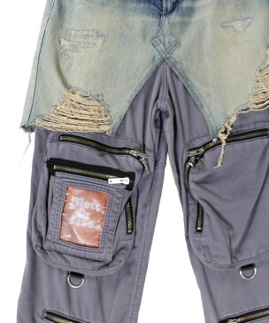 Maison MIHARA YASUHIRO 【メゾンミハラヤスヒロ】Maison MIHARA YASUHIRO Half Military Denim Pants A06PT021 NAVY ハーフパンツ デニム ミリタリー