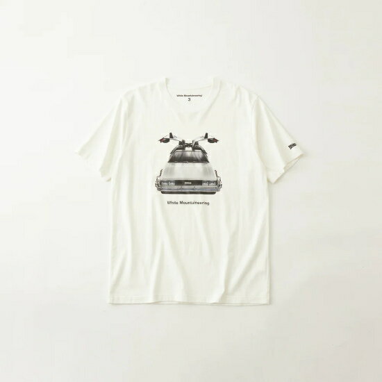 white mountaineering  DELOREAN T-SHIRT WHITE (WM2471523) 24SS 24春夏 コラボ コラボアイテム トップス Tシャツ ホワイト