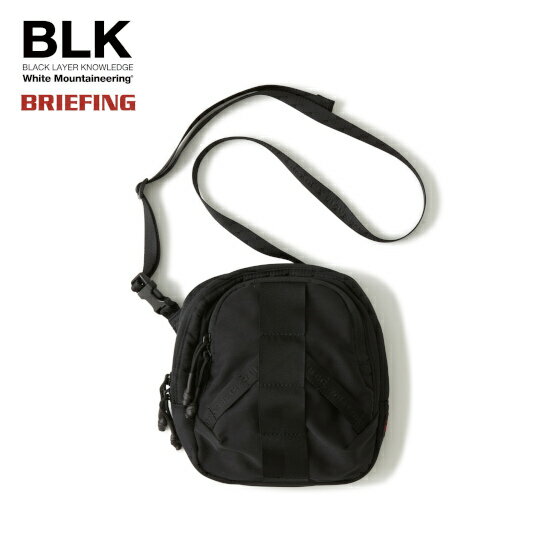 ショルダーバッグ white mountaineering×BRIEFING 【ホワイトマウンテンニアリング×ブリーフィング】 SHOULDER BAG BLACK (BK247802) 24SS 24春夏 コラボ コラボアイテム ショルダーバッグ ブラック