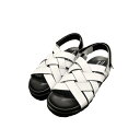 MAISON MAVERICK PRESENTS (]}[xbNv[c) PLATFORM SANDALS WHITE (MS0005) T_ OJT_ xN