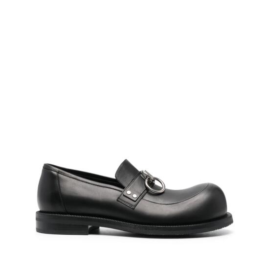 Martine Rose 【マーティンローズ】Leather BULB TOE RING LOAFER (MRSS23827) 23SS 23春夏 靴 シューズ ローファー リングローファー ラウンドトゥ レザー