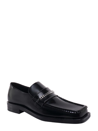 Martine Rose 【マーティンローズ】MENS SQUARE TOE LOAFER BLACK (CMR1026LHM) 靴 シューズ ローファー スクエアトゥ