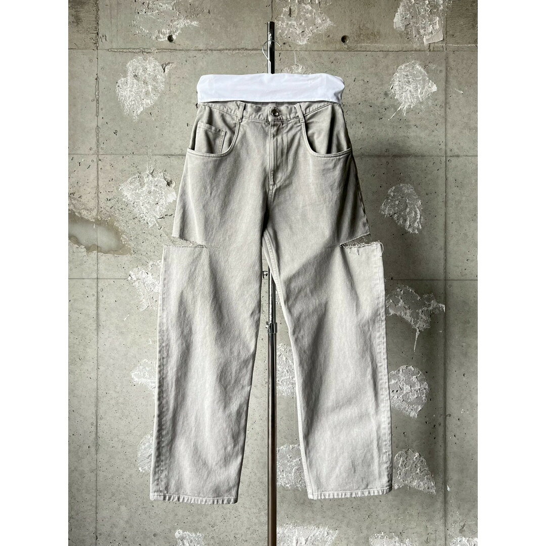 Maison Margiela | メゾン マルジェラ CUT OUT DENIM 961 (S51LA0051M30072961) 26SS 26春夏 正規取り扱い店 正規品 パンツ ジーンズ デニム カットアウト 限定