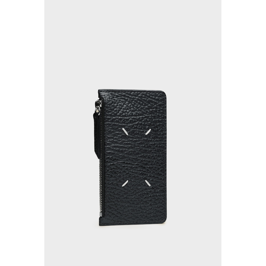 9月15日限定 エントリーで最大20倍　Maison Margiela 【メゾン マルジェラ】4ステッチカードホルダーウォレット BLACK (S56UI0143P4455T8013) 24SS 24春夏 小物 財布