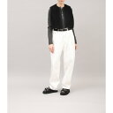 \本日限定!100%ポイントバック!?&最大10%OFFクーポン!/ SACRA【 サクラ 】POODLE FUR SHORT GILET BLACK (125505061) 25秋冬 25AW ジレ クロップドジレ