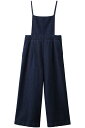 SACRA/TN LINEN COTTON DENIM SALOPETTE 780/NAVY (123109051) 23SS 23t s[X Tybg pc