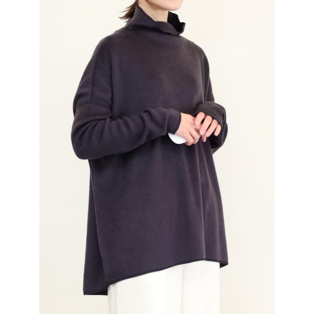 ＼全品5%OFFクーポン！5と0のつく日はP13倍※エントリー必須／ MICA & DEAL【マイカアンドディール】シャギールーズタートルネックプルオーバー 0083NAVY (0125409315) 25AW　25秋冬　トップス　タートルネックプルオーバー　カットソー